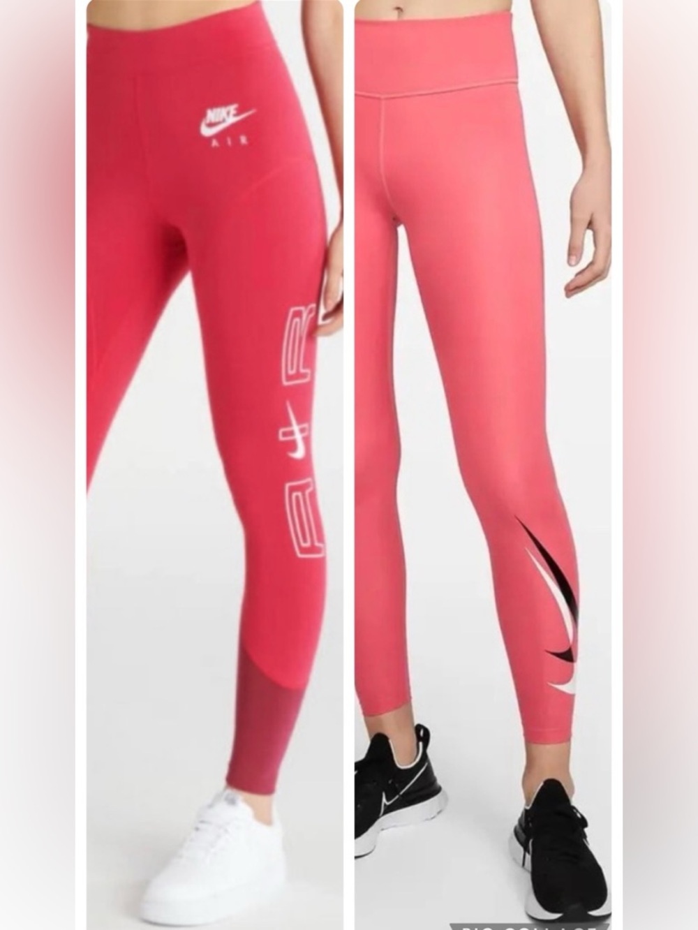 Nike High Rise Air Swoosh Pink Leggings